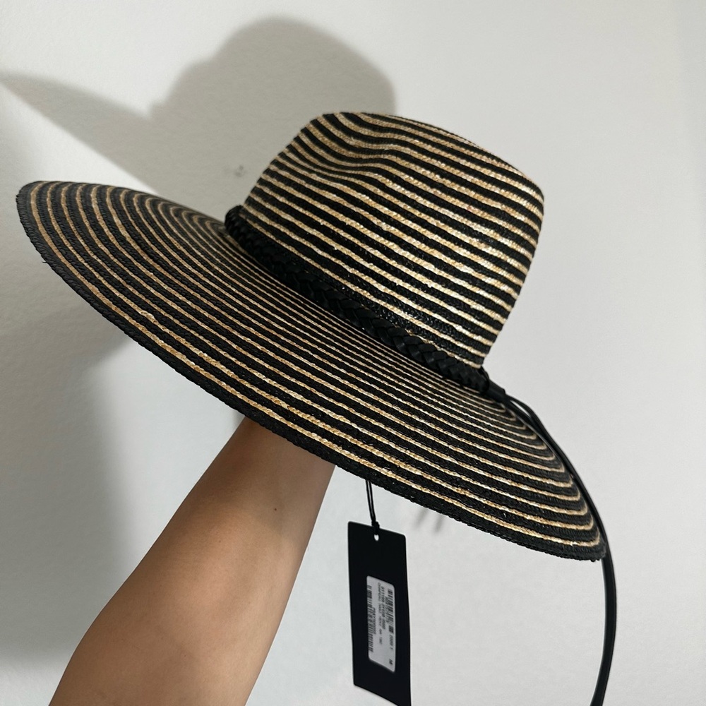 SAINT LAURENT Woven sunhat size M
